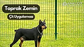 PANEL ÇİT TOPRAK ZEMİN Detayları